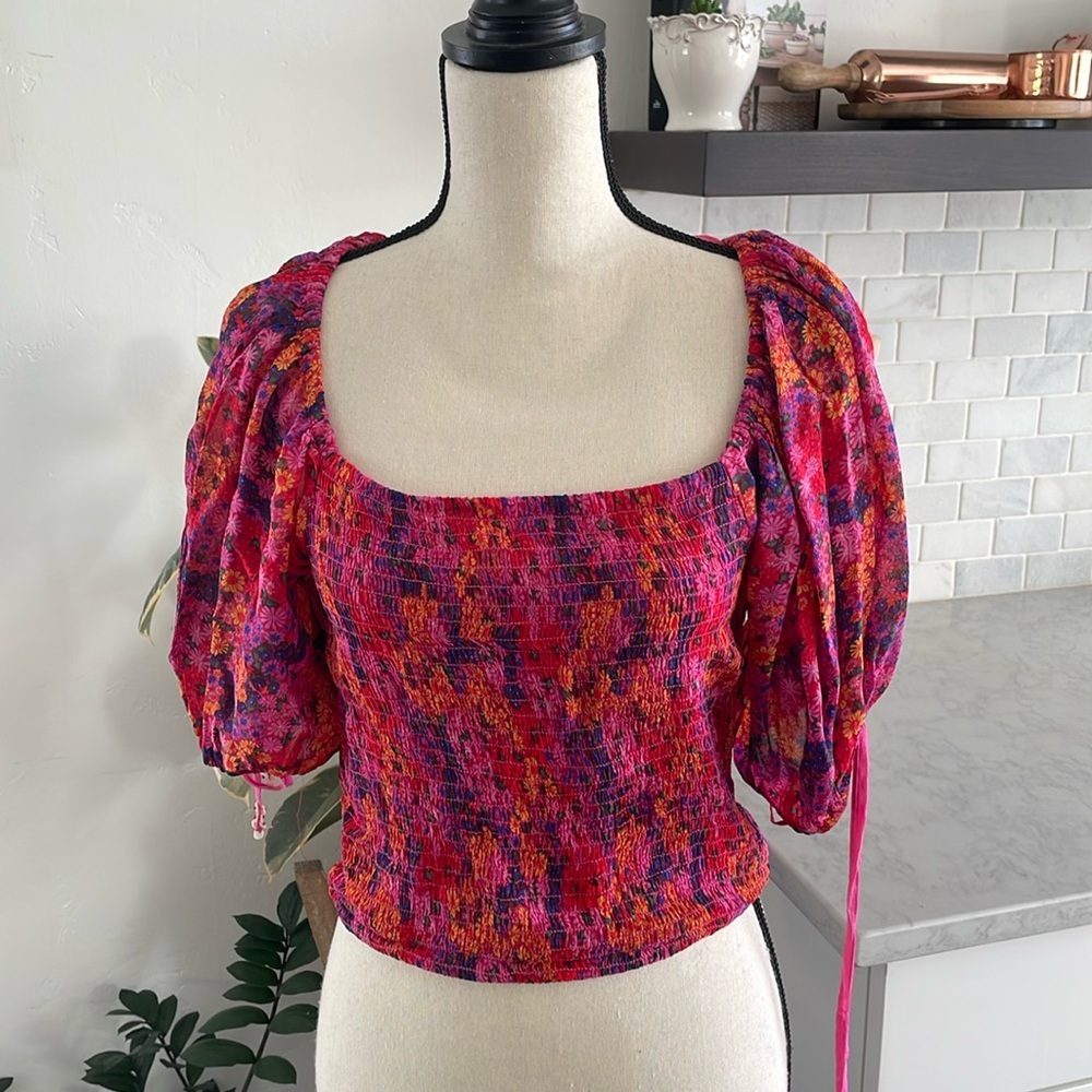 Free people crop stretch top